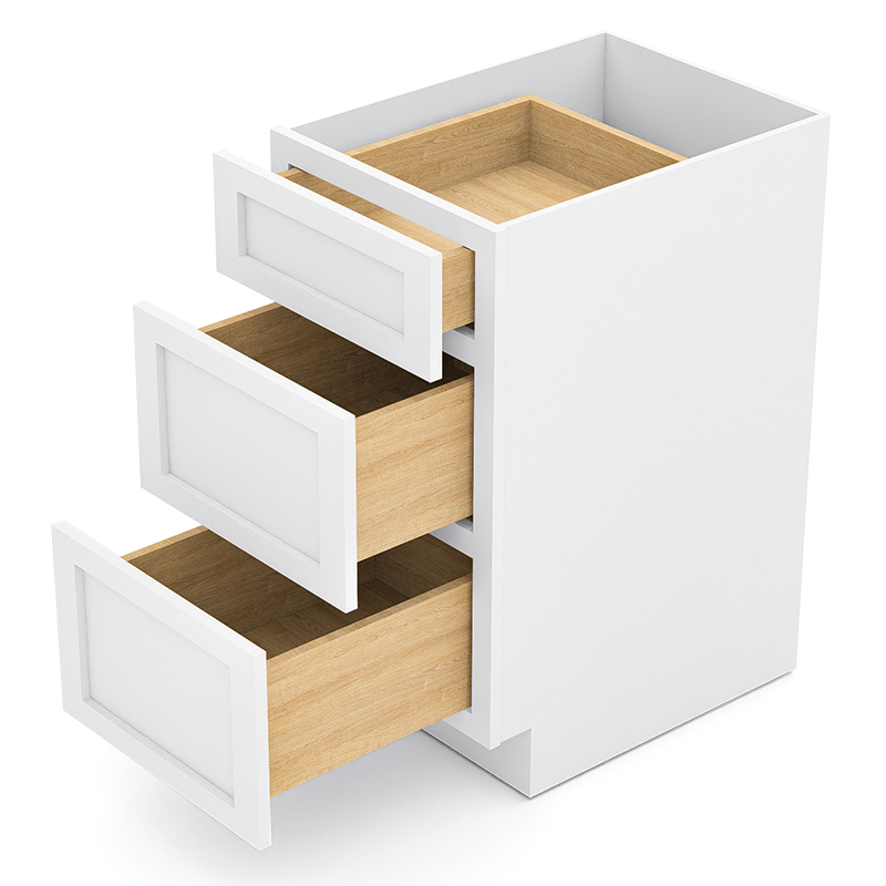 White Shaker RTA Kitchen Cabinet with Soft-Close Doors DB18