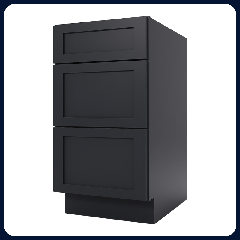 Graphite Shaker RTA Kitchen Cabinet with Soft-Close Doors DB18