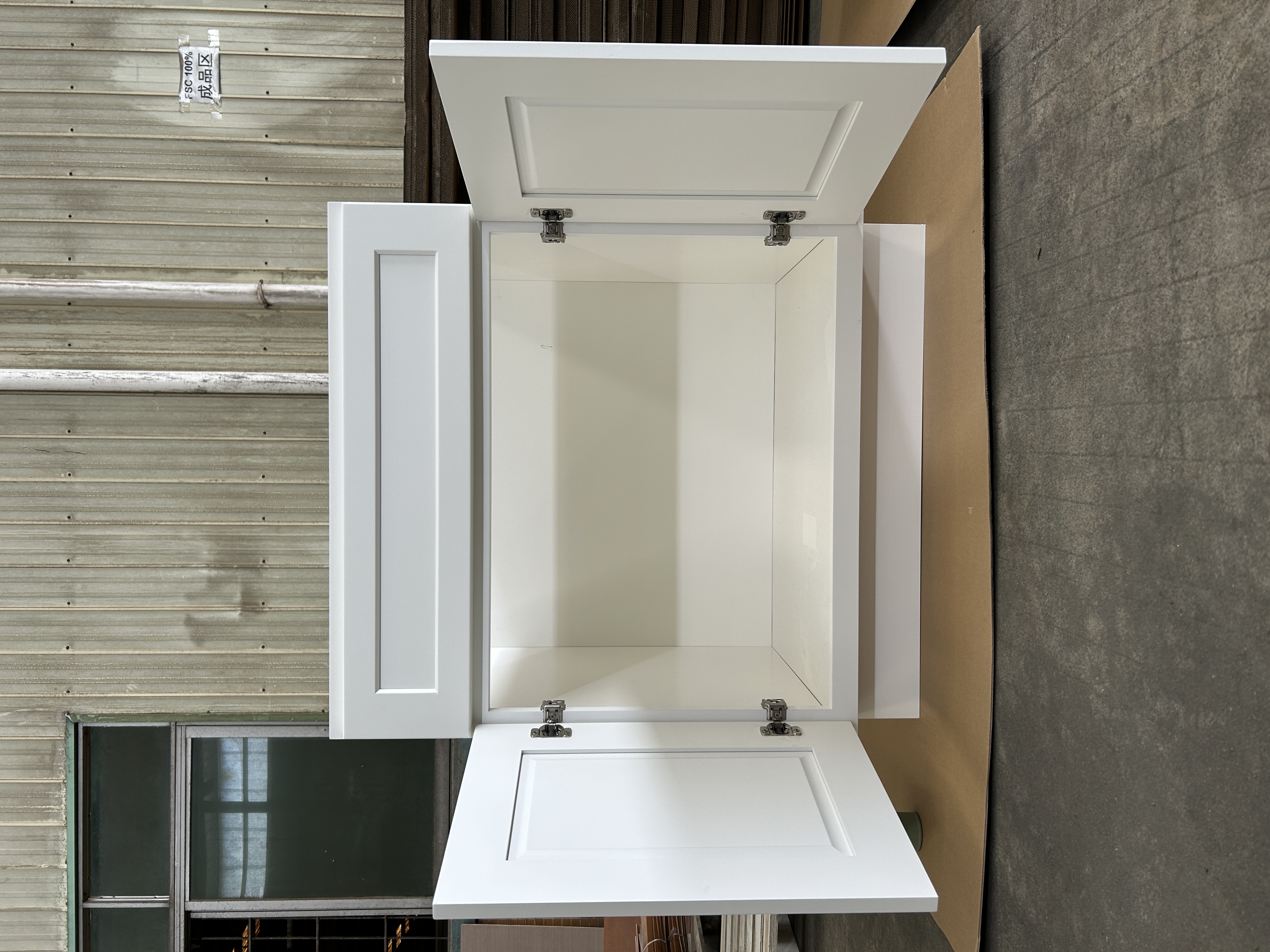 White Shaker RTA Kitchen Cabinet Vanity Sink Cabinet V3021