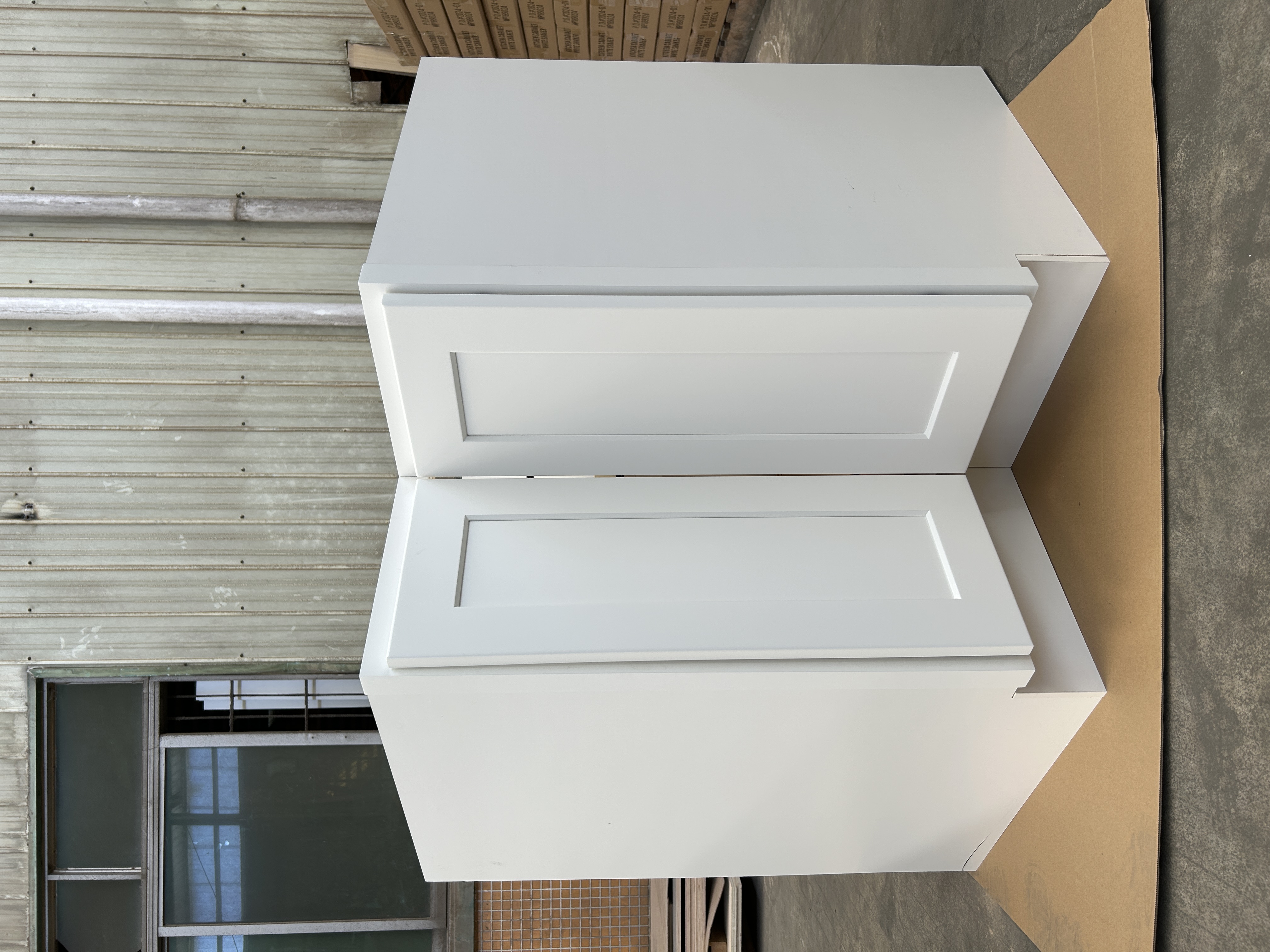 White Shaker RTA Kitchen Cabinet Lazy Susan Corner Cabinet LS36