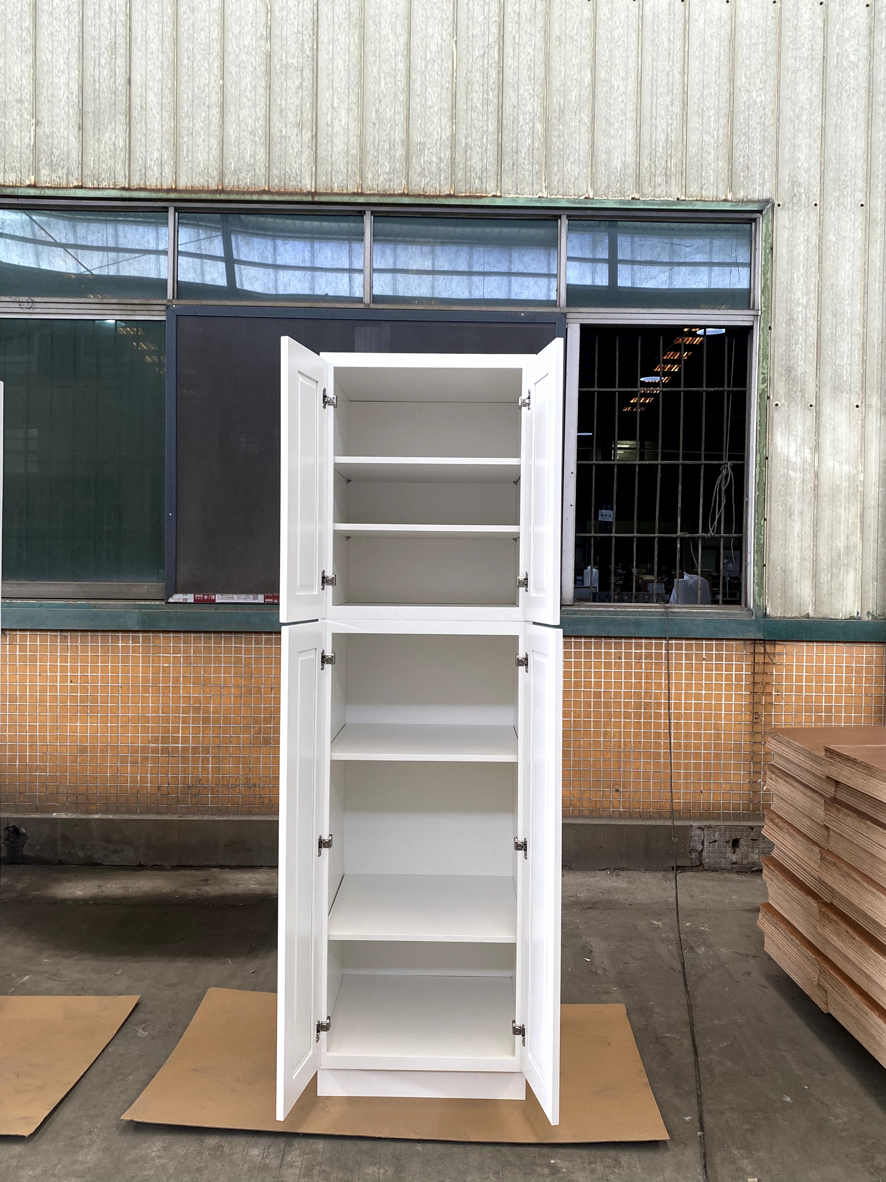 White Shaker RTA Kitchen Cabinet Pantry Wall Cabinet PW244224