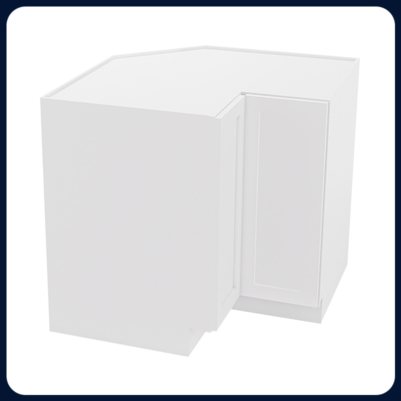 White Shaker RTA Kitchen Cabinet Lazy Susan Corner Cabinet LS33
