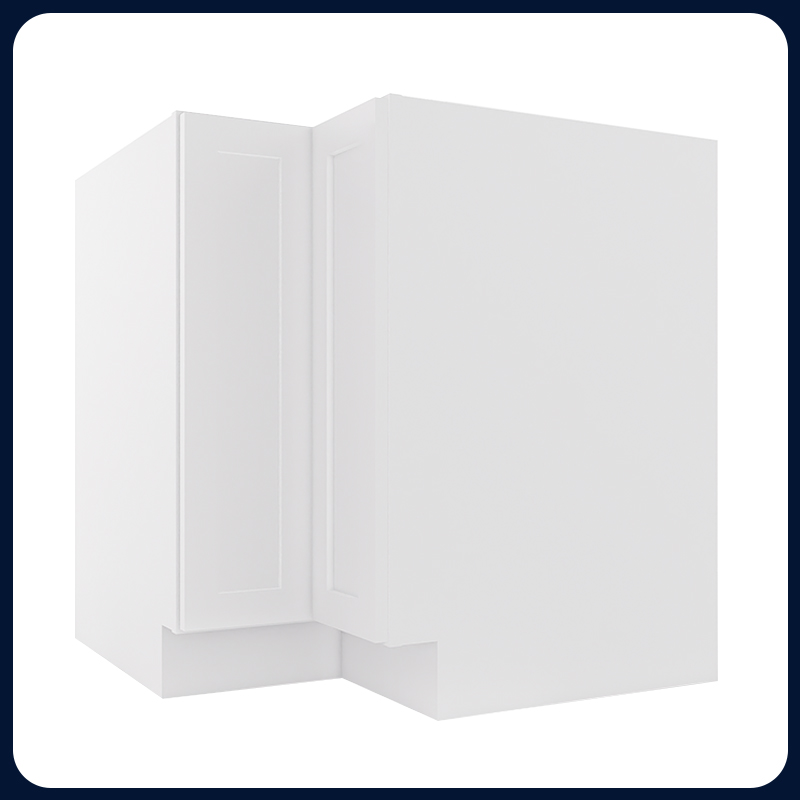 White Shaker RTA Kitchen Cabinet Lazy Susan Corner Cabinet LS33