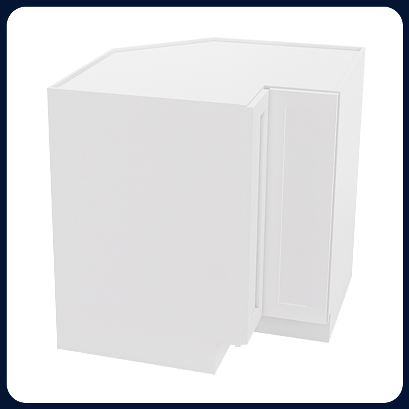 White Shaker RTA Kitchen Cabinet Lazy Susan Corner Cabinet LS36