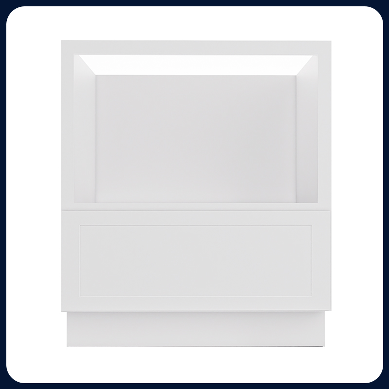 White Shaker RTA Kitchen Cabinet Base Microwave Cabinet MDB30