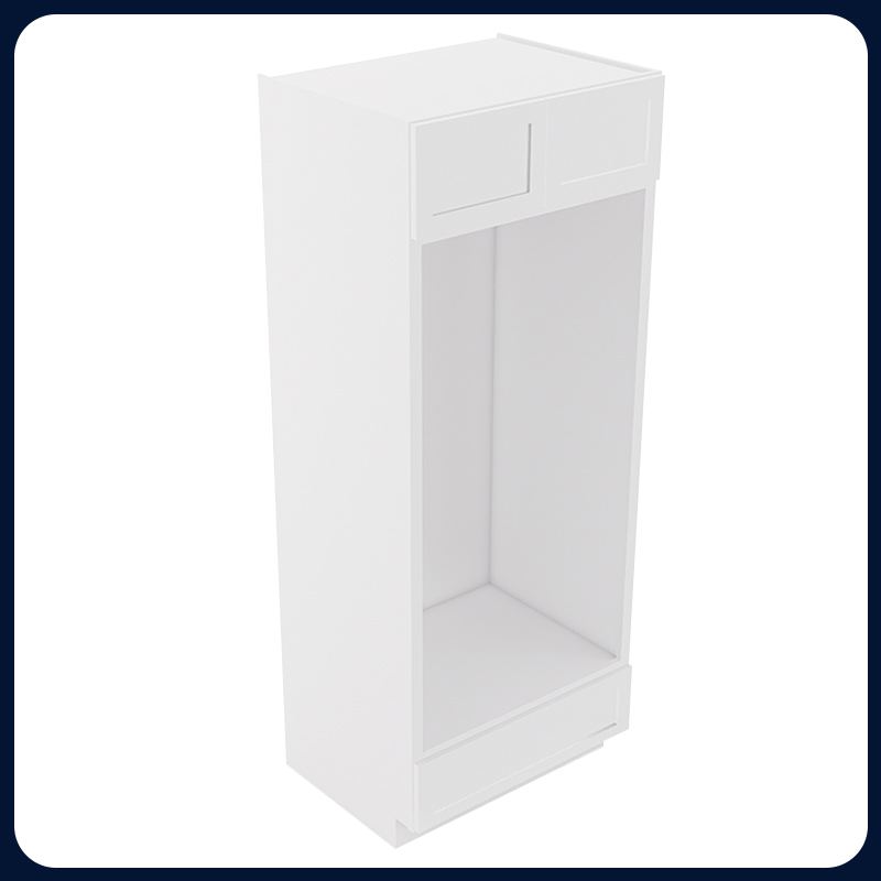 White Shaker RTA Kitchen Cabinet Double Oven Cabinet OVD3384