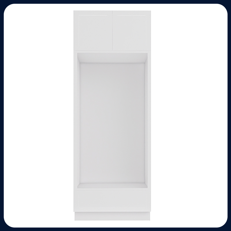 White Shaker RTA Kitchen Cabinet Double Oven Cabinets OVD3390