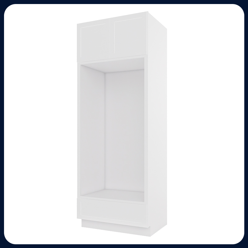 White Shaker RTA Kitchen Cabinet Double Oven Cabinets OVD3390