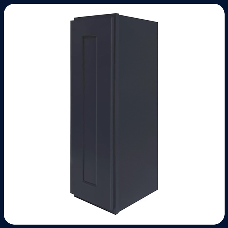 Graphite Kitchen Cabinet Set For I-shape Layout Kitchen Compatible with 84-inch kitchens Small Space 