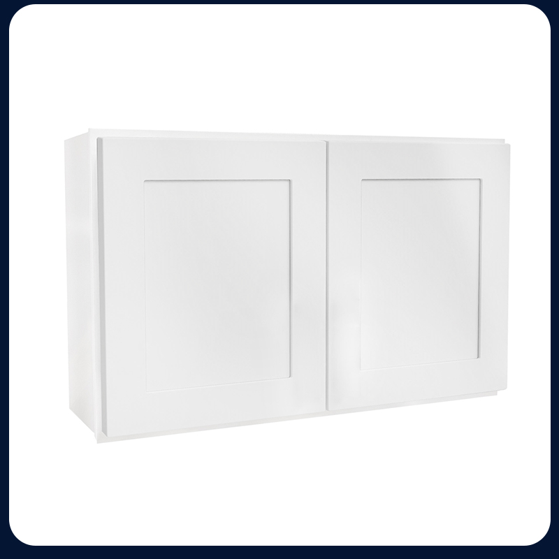 White Kitchen Cabinet Set For I-shape Layout Kitchen Compatible with 84-inch kitchens Small Space 