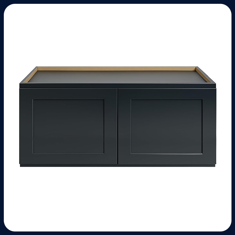 Graphite Kitchen Cabinet Set For L-shape Layout Kitchen Compatible with 96-inch kitchens Small Space 