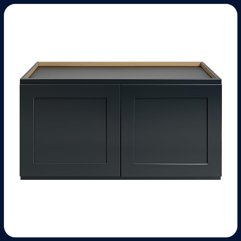 Graphite Kitchen Cabinet Set For I-shape Layout Kitchen Compatible with 84-inch kitchens Small Space 