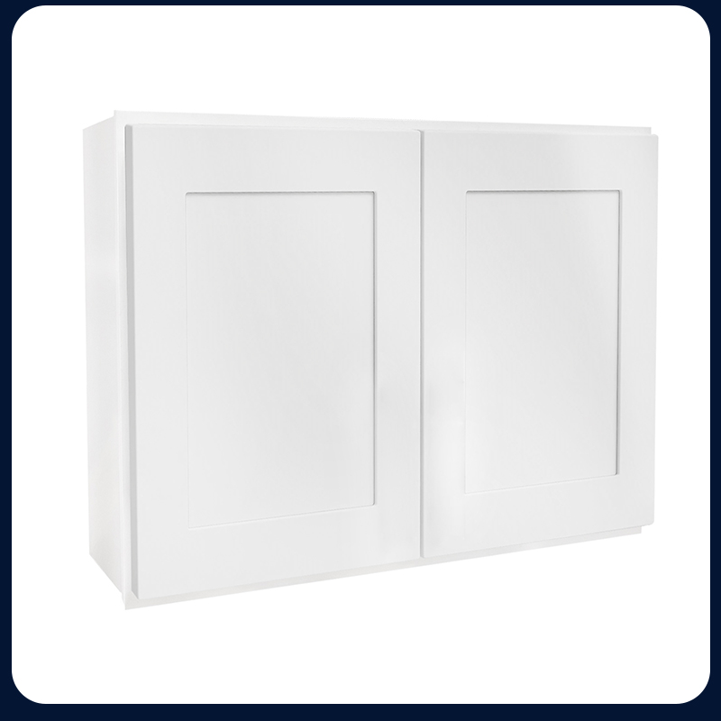 White Kitchen Cabinet Set For I-shape Layout Kitchen Compatible with 84-inch kitchens Small Space 