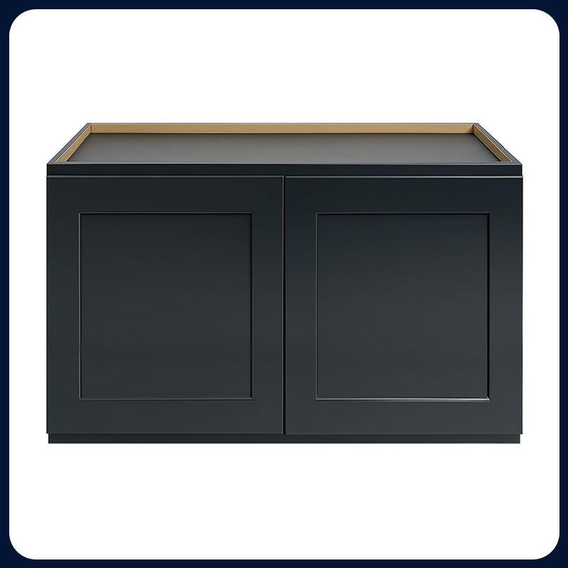 Graphite Kitchen Cabinet Set For U-shape Layout Kitchen Compatible with 120-inch kitchens Small Space 