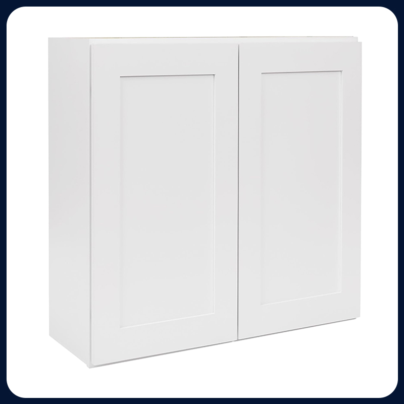 White Kitchen Cabinet Set For U-shape Layout Kitchen Compatible with 120-inch kitchens Small Space 