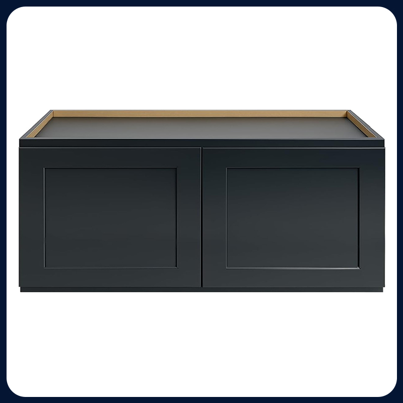 Graphite Kitchen Cabinet Set For U-shape Layout Kitchen Compatible with 108-inch kitchens Small Space 