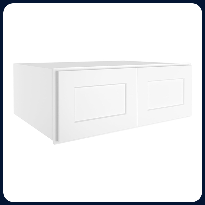 White Kitchen Cabinet Set For U-shape Layout Kitchen Compatible with 108-inch kitchens Small Space 