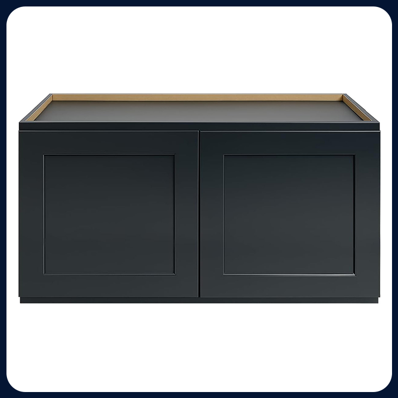 Graphite Kitchen Cabinet Set For L-shape Layout Kitchen Compatible with 96-inch kitchens Small Space 