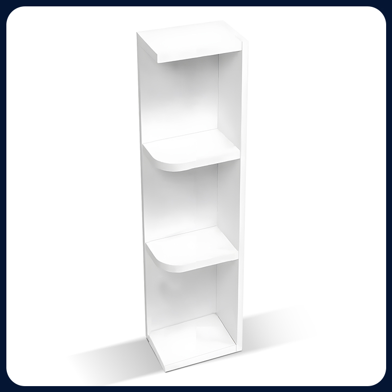 White Shaker RTA Kitchen Cabinet Wall End Open Shelf Cabinets WEOS42