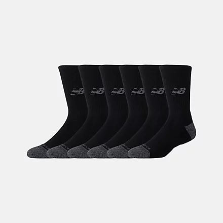 Active Crew Socks 6 Pack
