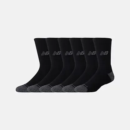 Active Crew Socks 6 Pack