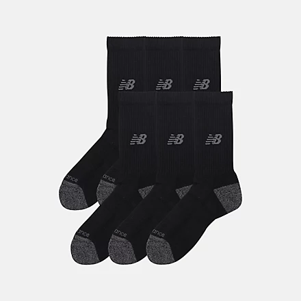 Active Crew Socks 6 Pack