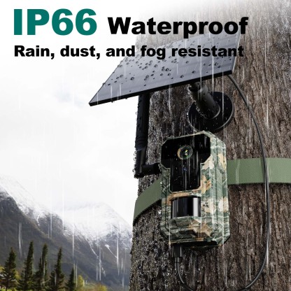 Nordowl Trail Camera-F9 32MP Dual-Lens 4G Wildlife Camera | 4x Zoom, Ultra HD Night Vision & Smart Motion Detection