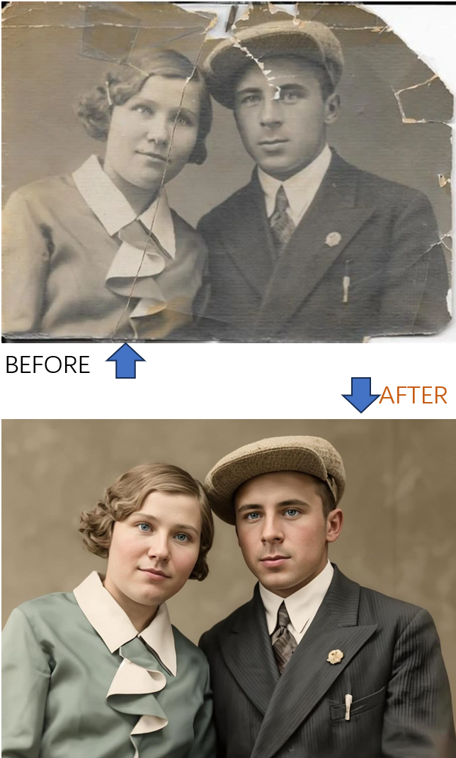 Memory Revival – Turn Old Photos into Heartfelt Stories | Gift for Him | Gift for Her