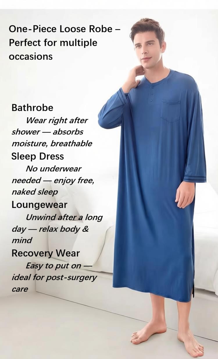 The Men‘s Modal Sleep Dress – Pure Comfort, Effortless Style