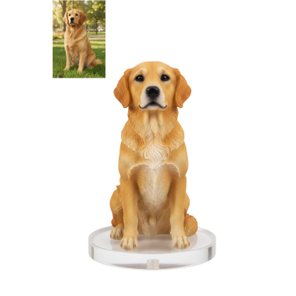Pet Portrait Customized High-Precision 3D Printed Full-Color Resin Figurine