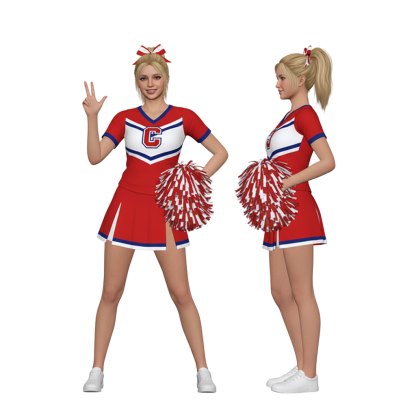 Pom-Pom Energy Customized Ultra-High-Definition 3D Printed Full-Color Resin Figurine