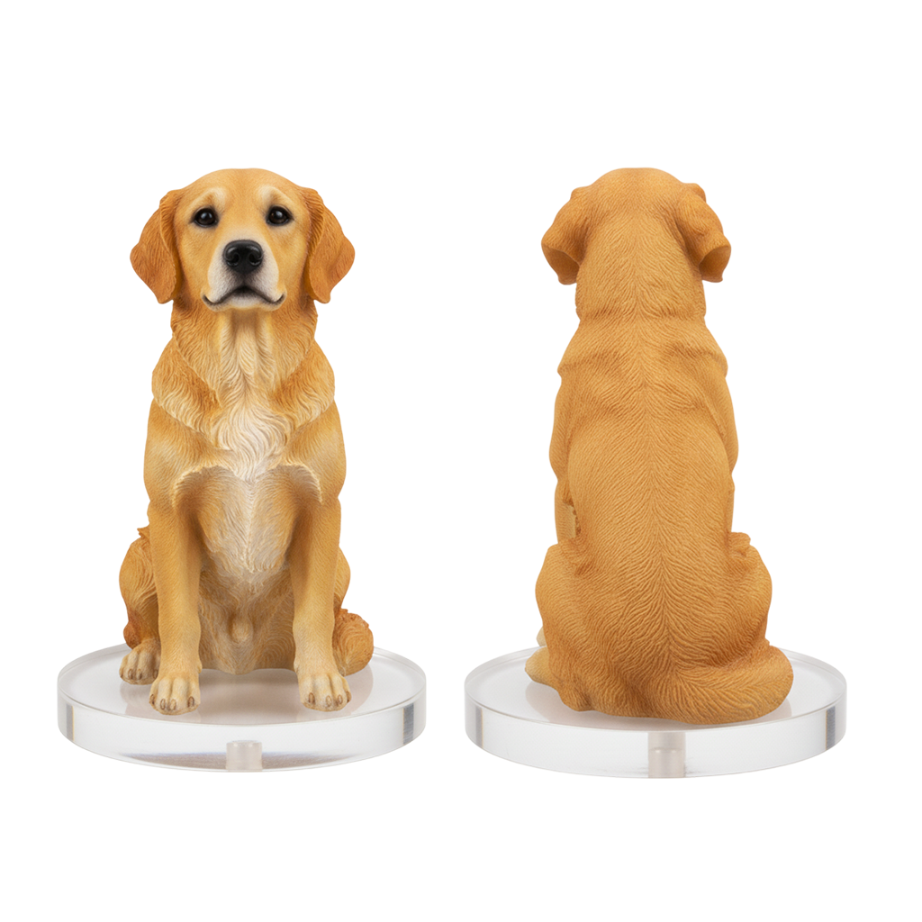Pet Portrait Customized High-Precision 3D Printed Full-Color Resin Figurine