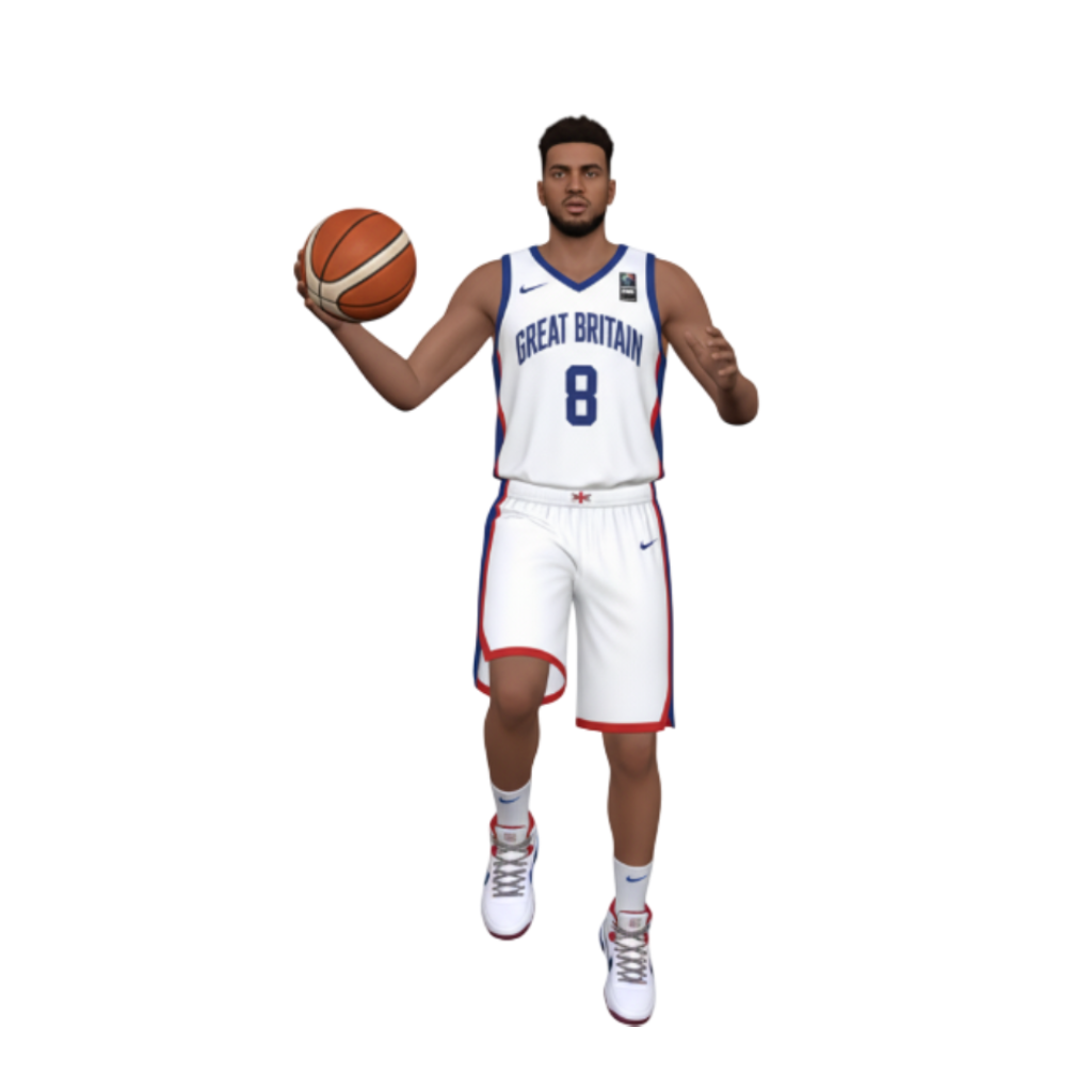 Basketball Player Customized Ultra-High-Definition 3D Printed Full-Color Resin Figurine