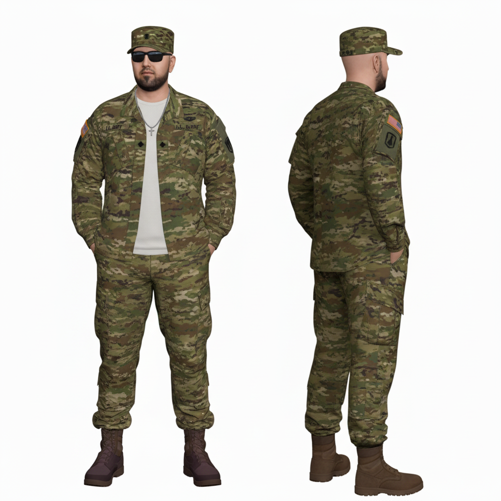 Customized Ultra-High-Definition 3D Printed Full-Color Resin Military Honor Figurine