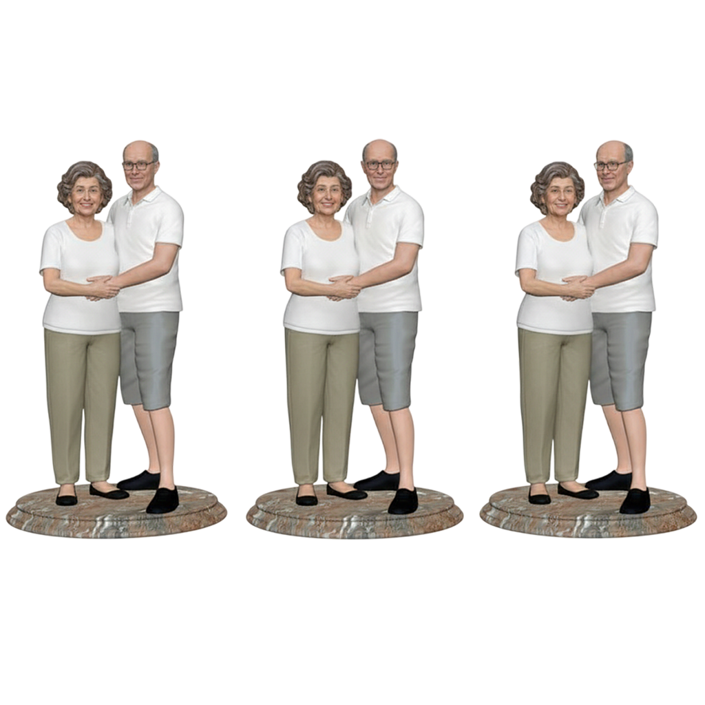 Everlasting Devotion Customized Ultra-High-Definition 3D Printed Full-Color Resin  Figurine