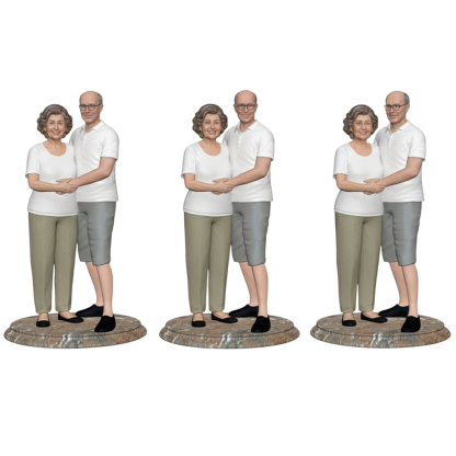 Everlasting Devotion Customized Ultra-High-Definition 3D Printed Full-Color Resin  Figurine