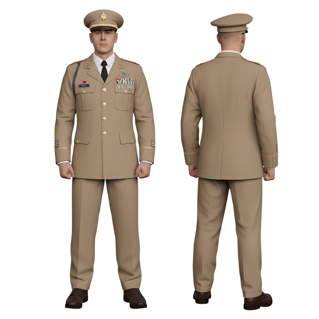 Customized Ultra-High-Definition 3D Printed Full-Color Resin Military Honor Figurine