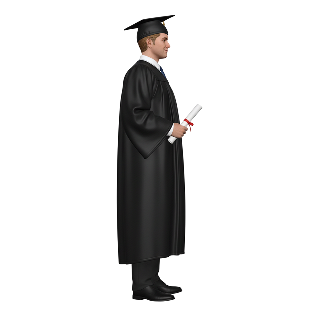 Customized Ultra-High-Definition 3D Printed Full-Color Resin Academic Graduate Figurine