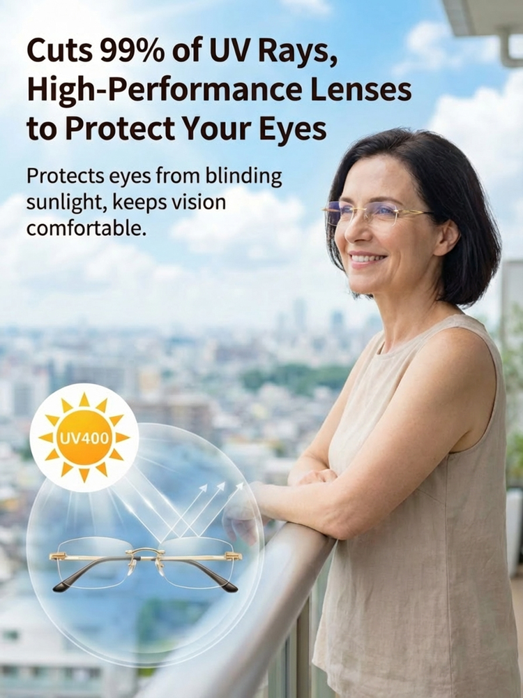 German Freeform Lens Technology: 💎 Over 100,000 optical polishing processes seamlessly integrate near, intermediate, and far vision into a single lens 🔄. The moment you put it on, the world transforms from 480P to 4K high definition 👁✨!