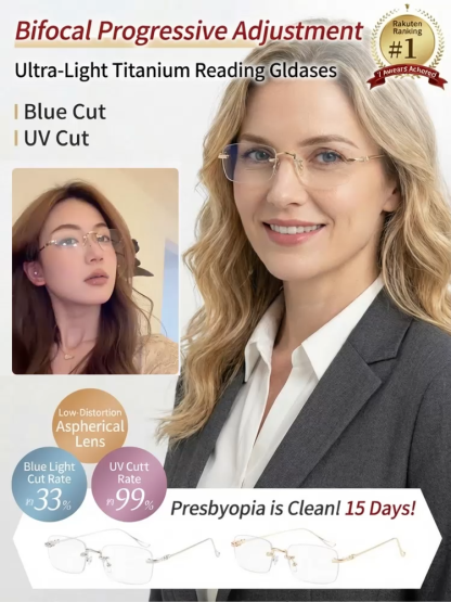 German Freeform Lens Technology: 💎 Over 100,000 optical polishing processes seamlessly integrate near, intermediate, and far vision into a single lens 🔄. The moment you put it on, the world transforms from 480P to 4K high definition 👁✨!