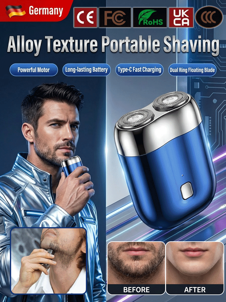 Mini Double-Head Electric Shaver [Lowest Price Online, Limited-Time Offer, Limited Quantity, Don't Miss Out!]
