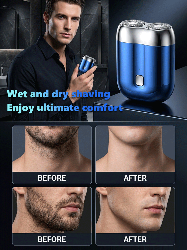 Mini Double-Head Electric Shaver [Lowest Price Online, Limited-Time Offer, Limited Quantity, Don't Miss Out!]