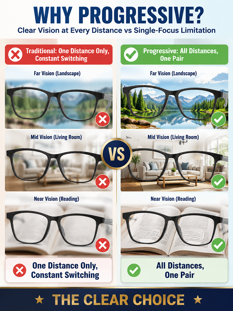 🌟 Introducing the revolutionary 4-in-1 smart glasses! 🌟 Are you still waiting endlessly for appointments and spending a fortune on new glasses? Don't hesitate any longer! These smart glasses automatically adjust to your eyes (clear vision for both nears