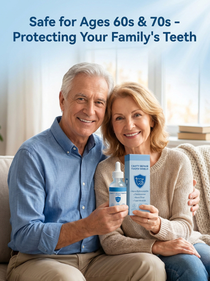 2 drops daily to rebuild enamel, No more tooth sensitivity!
