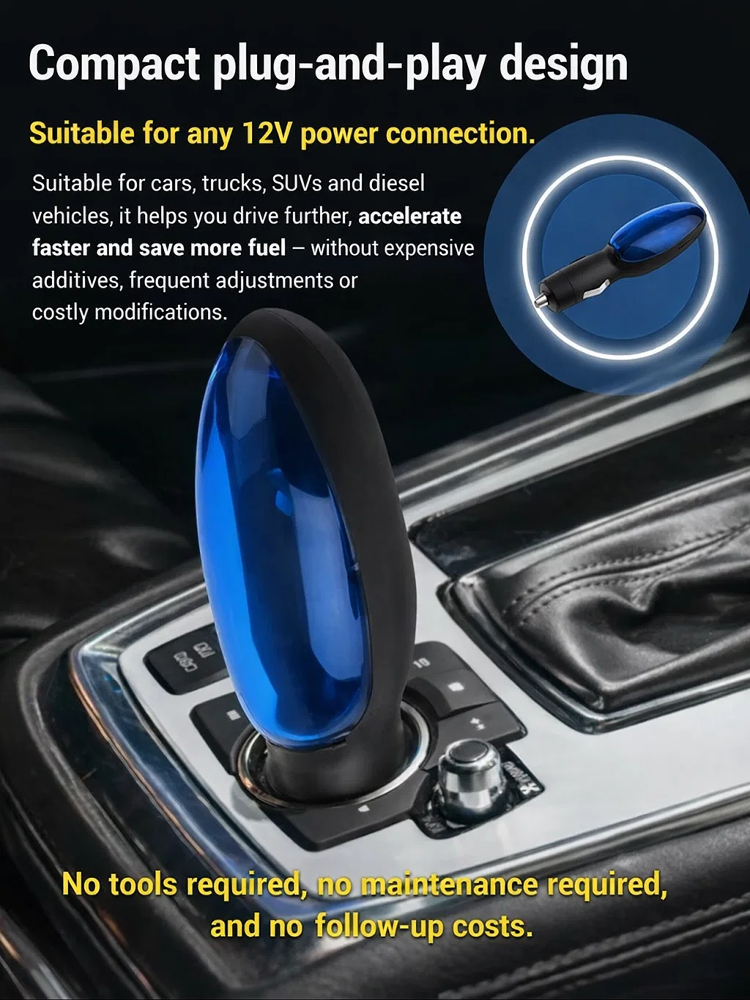 ✨CNAS certified! Plug and play, affordable alternative to expensive fuel savers, 1-minute installation, saves fuel and protects your engine! 🔥