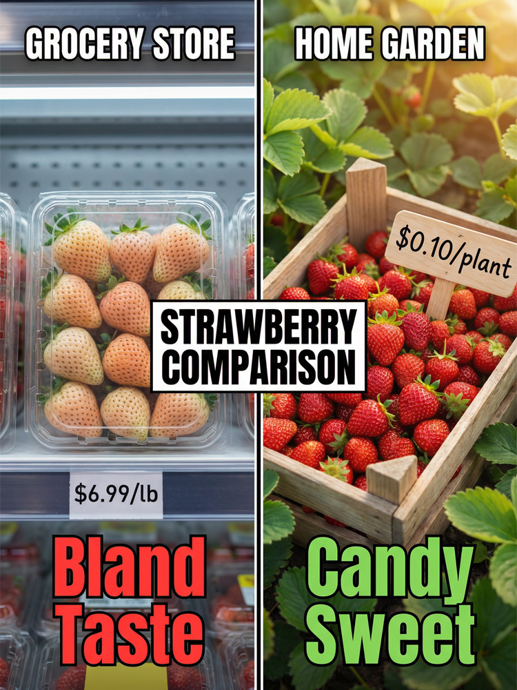 🍓Potted Strawberry Seedlings - Sweet, Juicy, and Nutritious🍃 Helps Lower Blood Sugar✅ Free Trial - Full Refund if Unsatisfied🎁