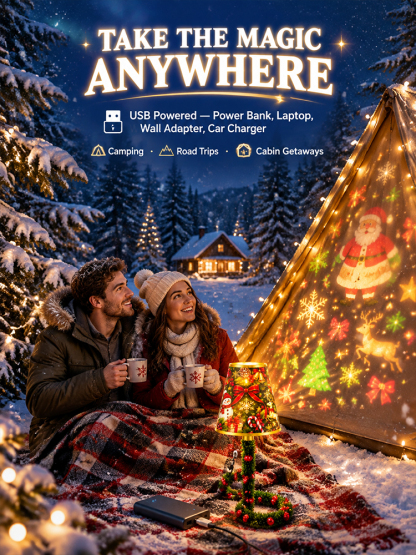 🎄✨ 4K Optical HD Lens Blasts 600 Sq.Ft Dynamic Aurora Instantly!