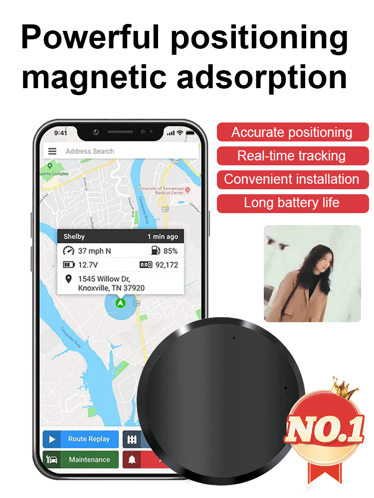 🛰NASA-grade Quantum Positioning｜Ultra-mini Tracker, Lifetime No Charging Required, Global Real-time Positioning✨