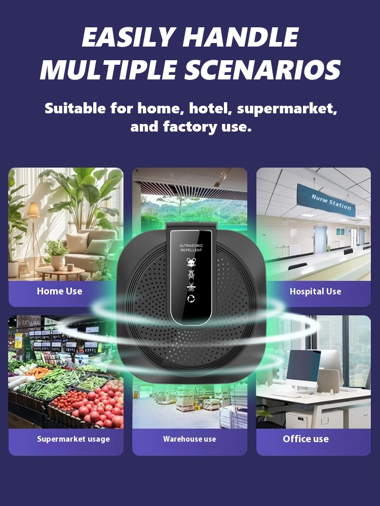 🧑🔬Recommended by American research experts, this variable frequency ultrasonic rodent repellent helps you say goodbye to rodent infestations!🦷