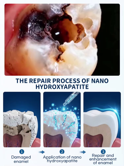 2 drops daily to rebuild enamel, No more tooth sensitivity!